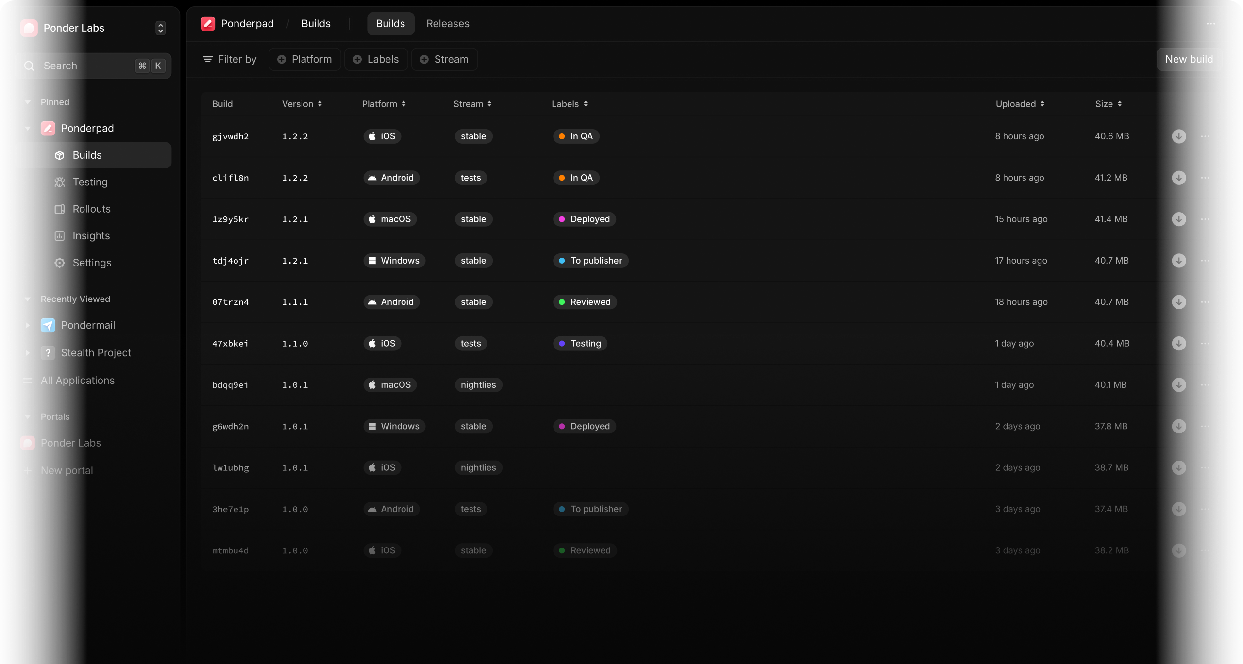 App screenshot